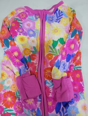 Little Sleepies Mothwrs Day Floral Zippered Pajamas